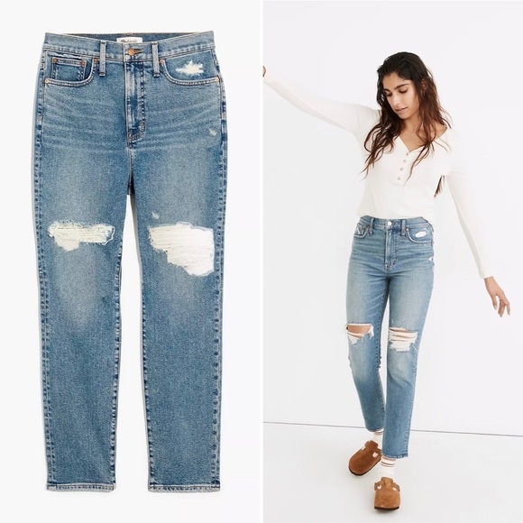 Madewell The Perfect Vintage Jean Jeans In Denman Wash 25 - Picture 2 of 13
